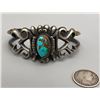 Image 8 : Turquoise Sandcast Bracelet Sandoval and Begay