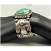 Image 9 : Retro Style Turquoise and Sterling Silver Bracelet