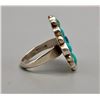 Image 2 : Nice Turquoise Cluster Ring