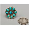 Image 6 : Nice Turquoise Cluster Ring