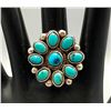 Image 7 : Nice Turquoise Cluster Ring