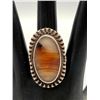 Image 6 : Older Sterling Silver and Montana Agate Ring