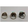 Image 3 : Three VIntage Turquoise Rings