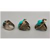 Image 4 : Three VIntage Turquoise Rings