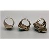 Image 5 : Three VIntage Turquoise Rings