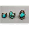 Image 7 : Three VIntage Turquoise Rings