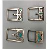 Image 2 : Group of Four Older Inlay Buckles