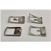 Image 5 : Group of Four Older Inlay Buckles