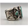 Image 2 : Large Vintage Three Stone Cuff Bracelet