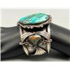 Image 8 : Large Vintage Three Stone Cuff Bracelet