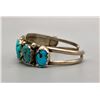 Image 4 : 9 Stone Turquoise Cuff Bracelet