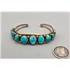 Image 6 : 9 Stone Turquoise Cuff Bracelet