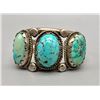 Image 1 : Vintage Three Stone Cuff Bracelet