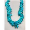 Image 1 : Turquoise Tab Bead Necklace