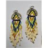 Image 3 : 10 Strand Serpentine Necklace and Pair of Beaded Earrings