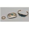 Image 2 : Fred Harvey Era Bracelet and Small Belt Buckle
