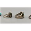 Image 7 : Five Older Turquoise Rings