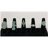 Image 1 : Five Fun Vintage Turquoise Rings