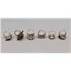 Image 10 : Six Snazzy Vintage Rings
