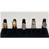 Image 1 : Six Snazzy Vintage Rings