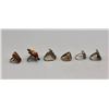 Image 6 : Six Snazzy Vintage Rings