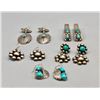 Image 7 : Group of Five Pairs of Vintage Earrings