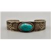 Image 1 : 1950s Ingot and Turquoise Bracelet