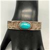 Image 7 : 1950s Ingot and Turquoise Bracelet