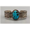 Image 1 : Vintage Turquoise and Sterling Silver Bracelet