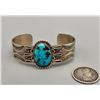 Image 6 : Vintage Turquoise and Sterling Silver Bracelet