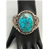 Image 6 : Gorgeous Large Turquoise Stone Bracelet