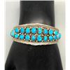 Image 7 : Sterling Silver and Turquoise Cluster Bracelet