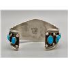 Image 3 : Navajo Turquoise Cluster Bracelet