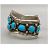 Image 5 : Navajo Turquoise Cluster Bracelet