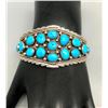 Image 8 : Navajo Turquoise Cluster Bracelet