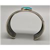 Image 5 : Hopi Turquoise and Sterling Silver Overlay Bracelet