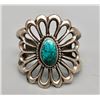Image 1 : Lovely Sandcast and Turquoise Bracelet