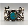 Image 1 : Larger Turquoise Sandcast Bracelet