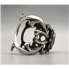 Image 2 : Larger Turquoise Sandcast Bracelet