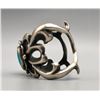 Image 4 : Larger Turquoise Sandcast Bracelet
