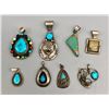Image 1 : Eight Various Sterling Silver Pendants