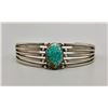 Image 1 : #8 Turquoise and Sterling Silver Bracelet