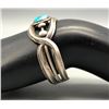 Image 8 : Sleeping Beauty Turquoise and Sterling Silver Bracelet