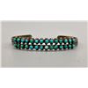 Image 1 : Vintage Two Row Turquoise Snake Eye Bracelet