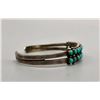 Image 2 : Vintage Two Row Turquoise Snake Eye Bracelet