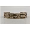 Image 1 : 1930s Handmade Silver Bracelet with Stamping