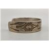 Image 2 : 1930s Handmade Silver Bracelet with Stamping