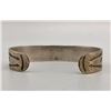 Image 3 : 1930s Handmade Silver Bracelet with Stamping