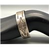 Image 8 : 1930s Handmade Silver Bracelet with Stamping