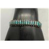 Image 7 : 1940s Handmade Turquoise Needlepoint Bracelet